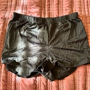 Swimsuits For All size 16 black boyshort swim bottom.